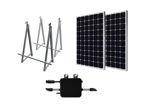 Balkon-Solarsystem 800W  Könner & Söhnen KS SBS800-SET3 inkl. Halterungen